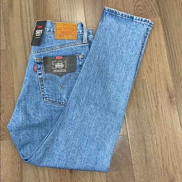 Levi’s 501® Stretch Skinny Embroidered Jeans - Picture 5 of 7